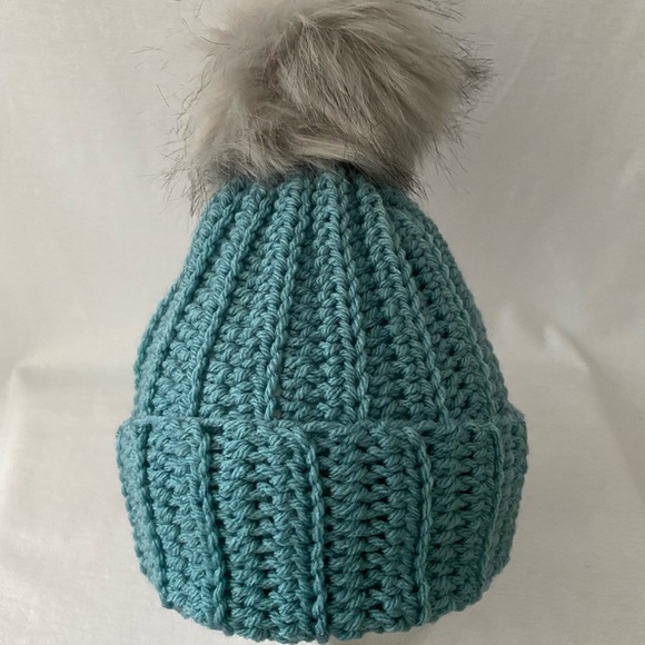 Handmade Pompom Beanie - Picture 3 of 6
